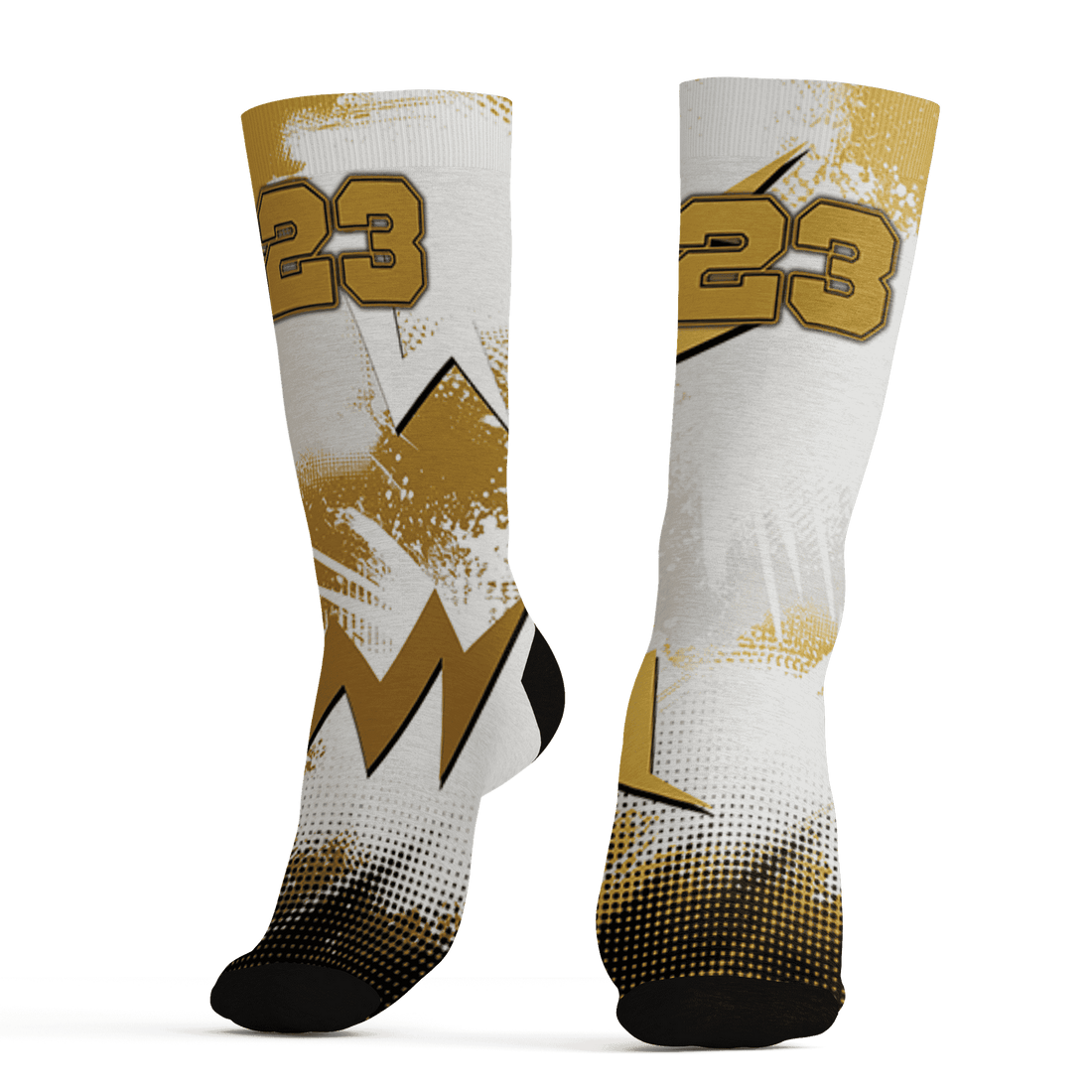 Sail 4s Socks Match Graffiti Wallpapers 23 3D All-Over Print - NastyJamz