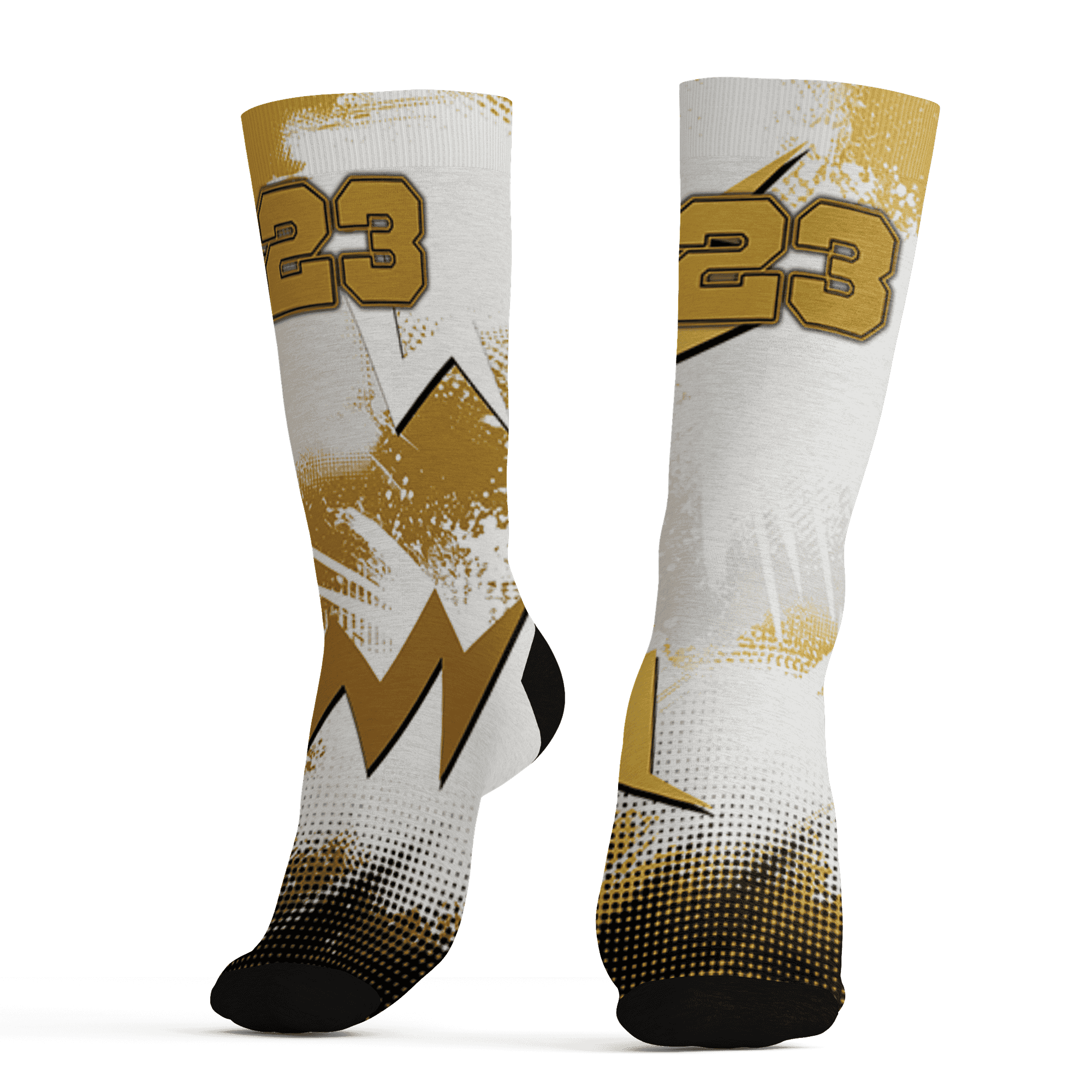 Sail 4s Socks Match Graffiti Wallpapers 23 3D All-Over Print - NastyJamz