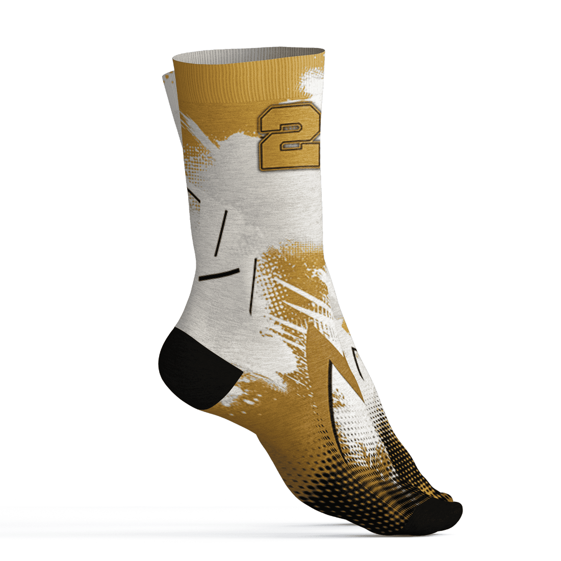 Sail 4s Socks Match Graffiti Wallpapers 23 3D All-Over Print - NastyJamz
