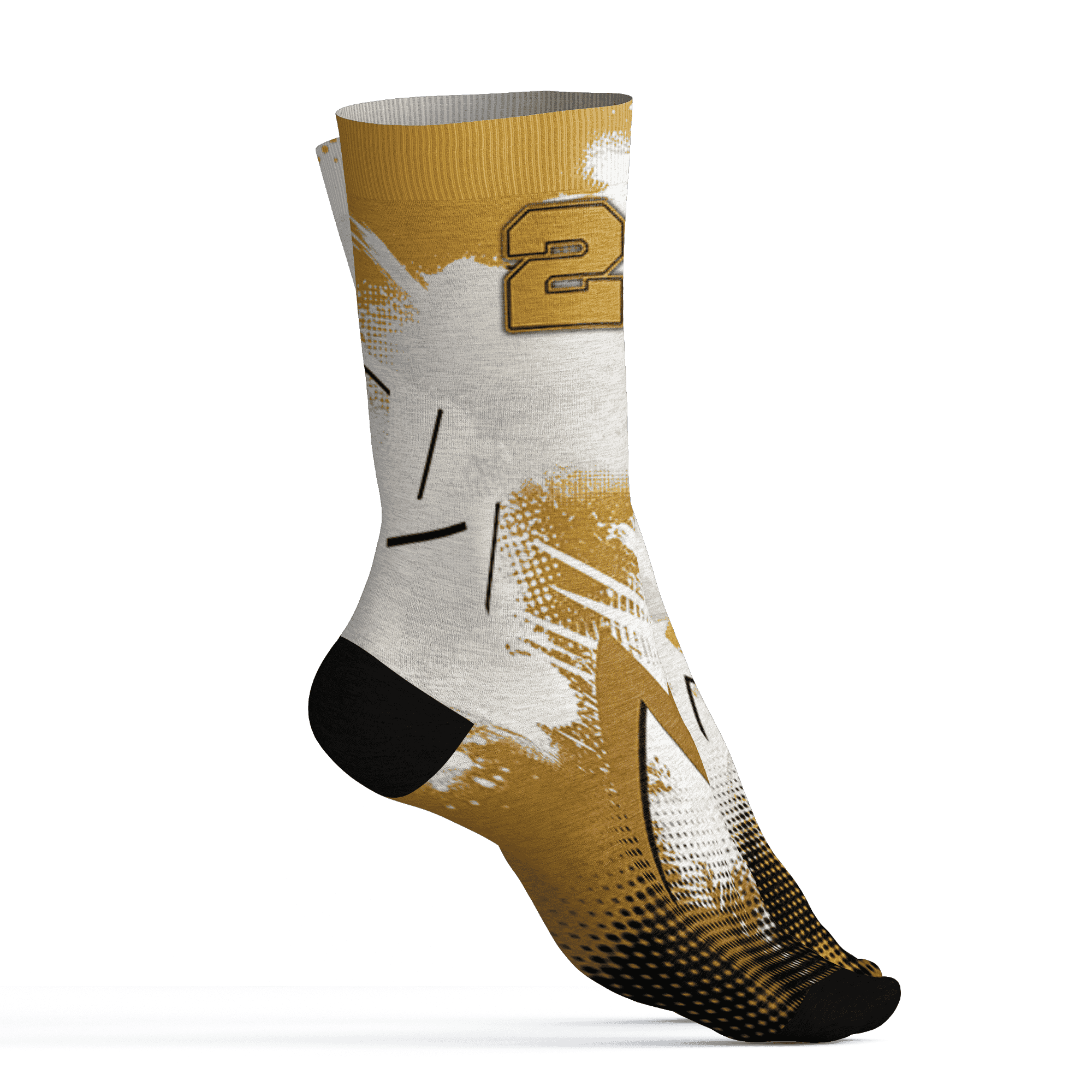 Sail 4s Socks Match Graffiti Wallpapers 23 3D All-Over Print - NastyJamz
