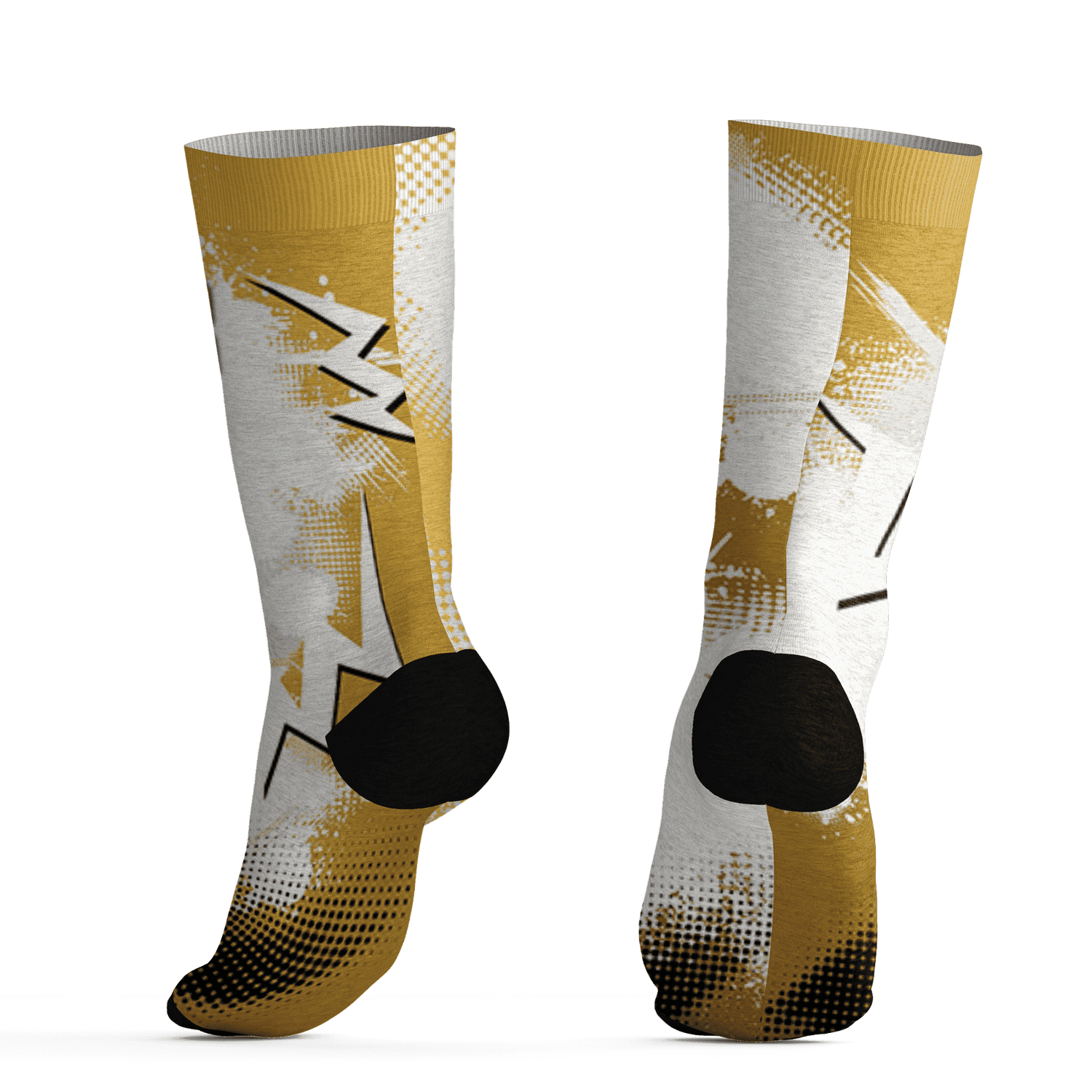 Sail 4s Socks Match Graffiti Wallpapers 23 3D All-Over Print - NastyJamz