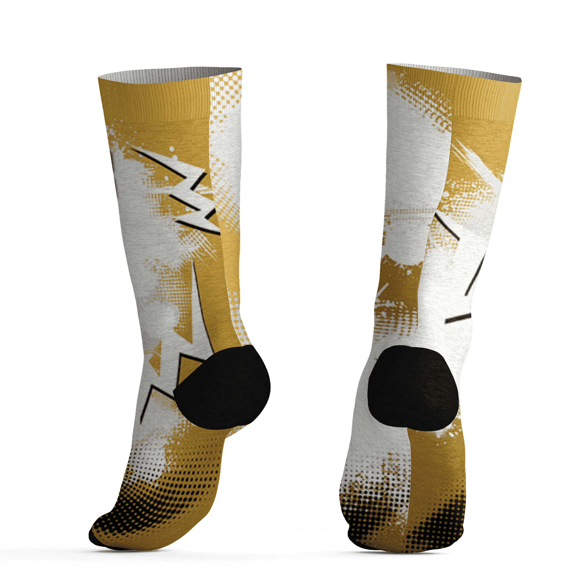 Sail 4s Socks Match Graffiti Wallpapers 23 3D All-Over Print - NastyJamz