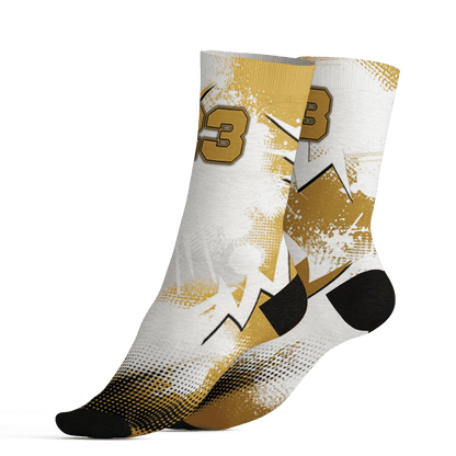 Sail 4s Socks Match Graffiti Wallpapers 23 3D All-Over Print - NastyJamz