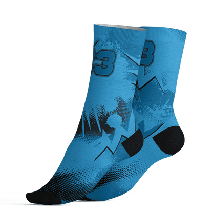 Powder Blue 9s Socks Match Graffiti Wallpapers 23 3D All-Over Print - NastyJamz