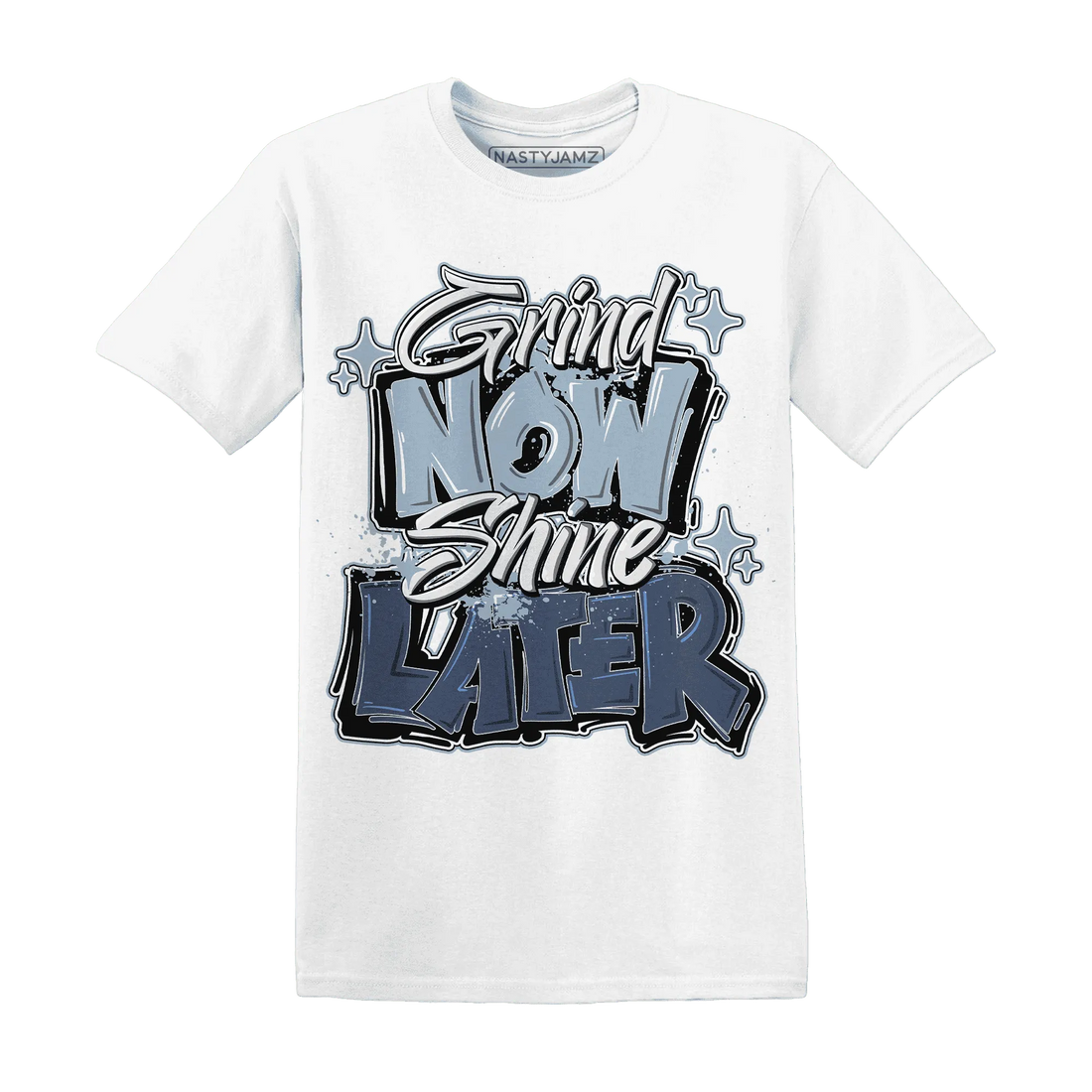 Mid-Diffused-Blue-Grey-1s-T-Shirt-Match-Grind-More