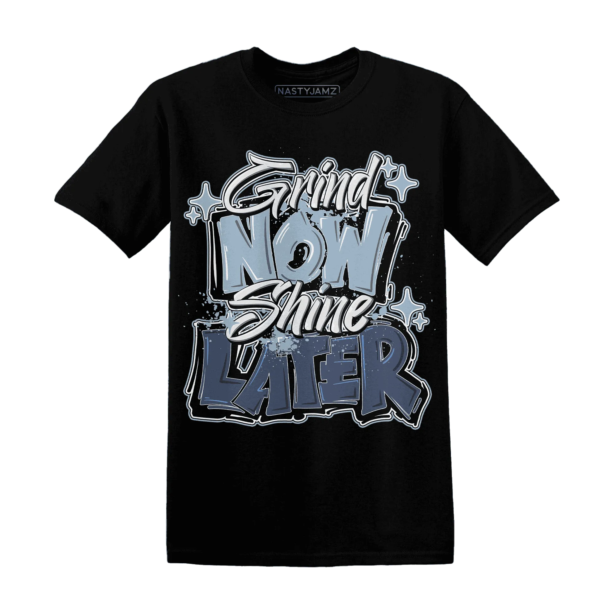 Mid-Diffused-Blue-Grey-1s-T-Shirt-Match-Grind-More
