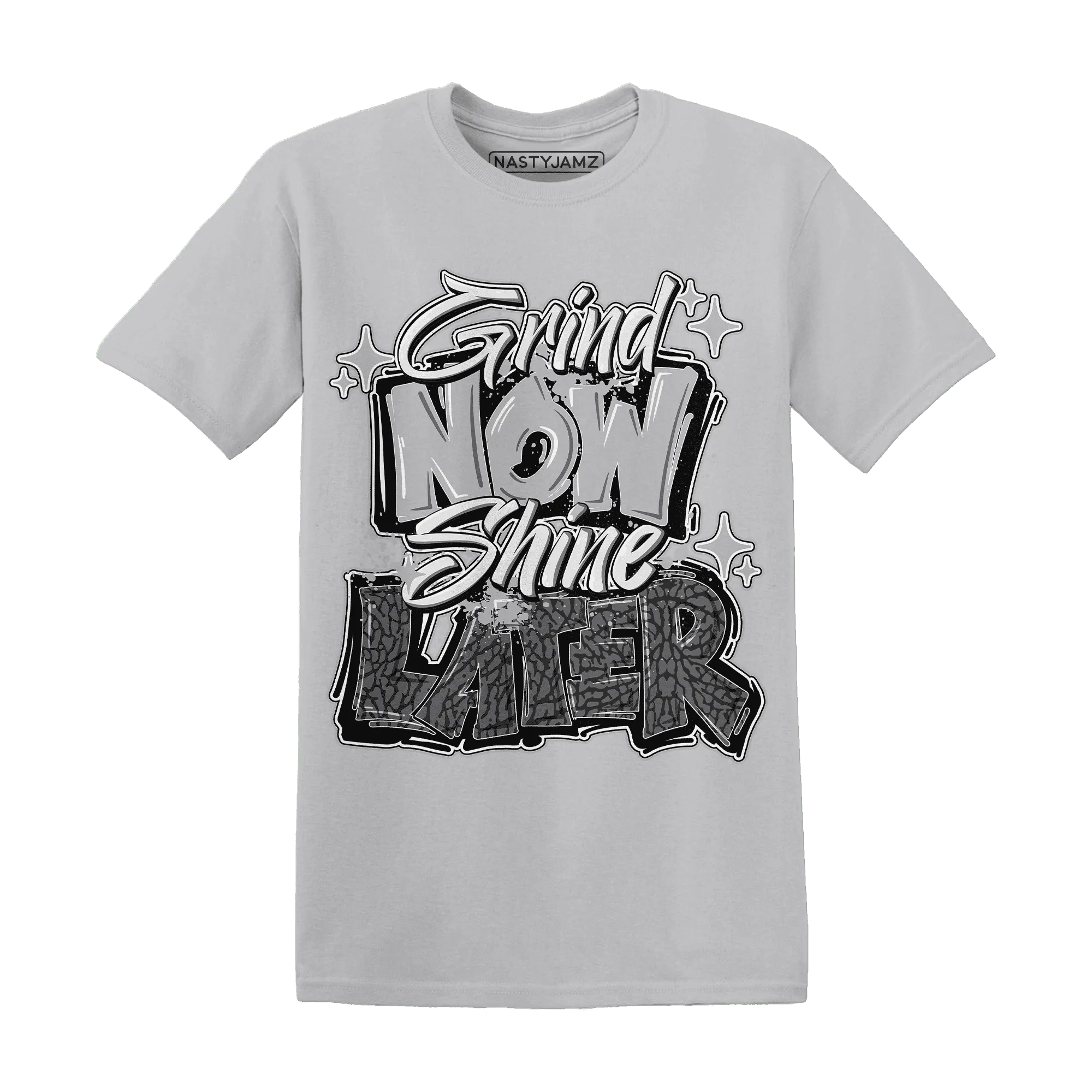 Cement-Grey-3s-T-Shirt-Match-Grind-More