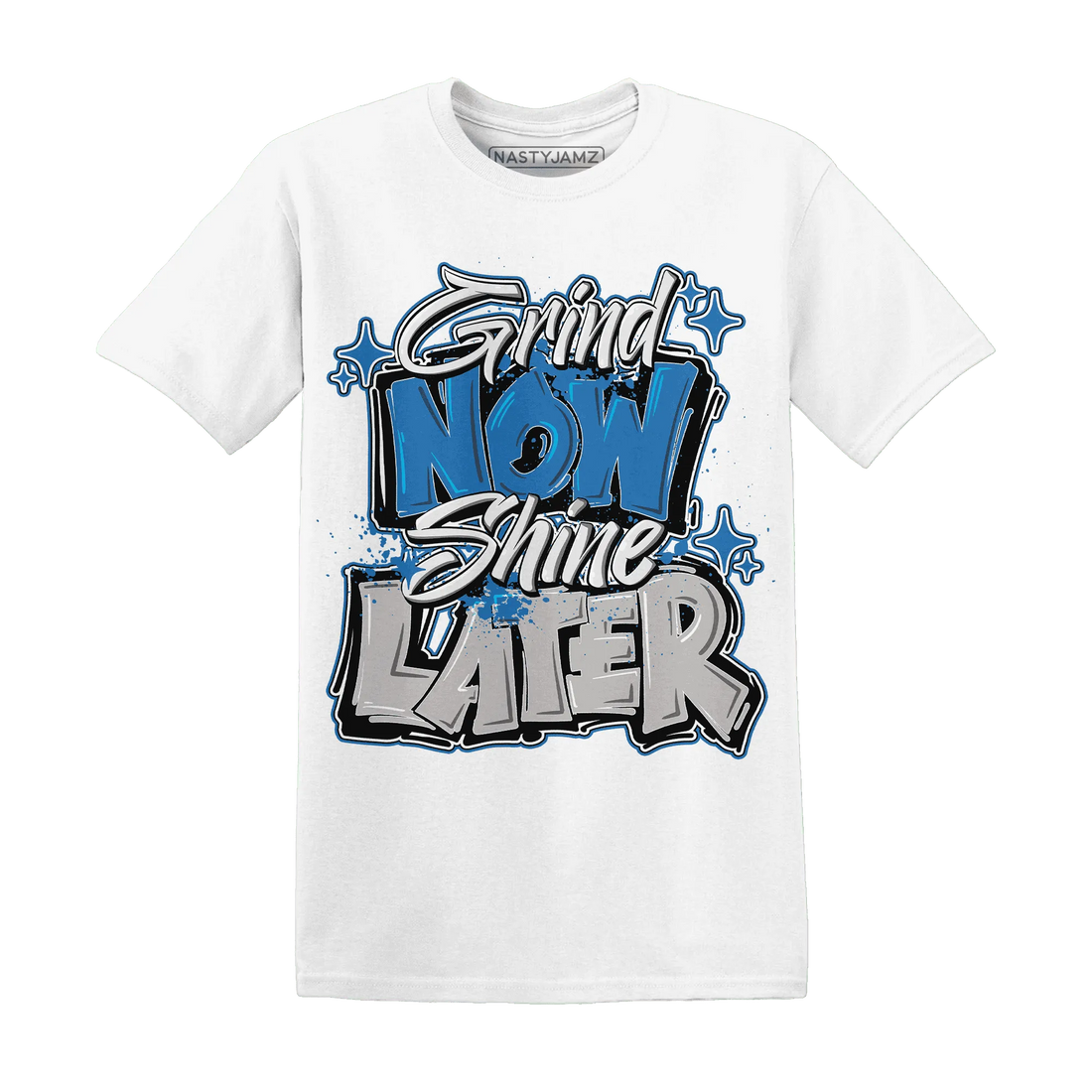 Industrial-Blue-4s-T-Shirt-Match-Grind-More