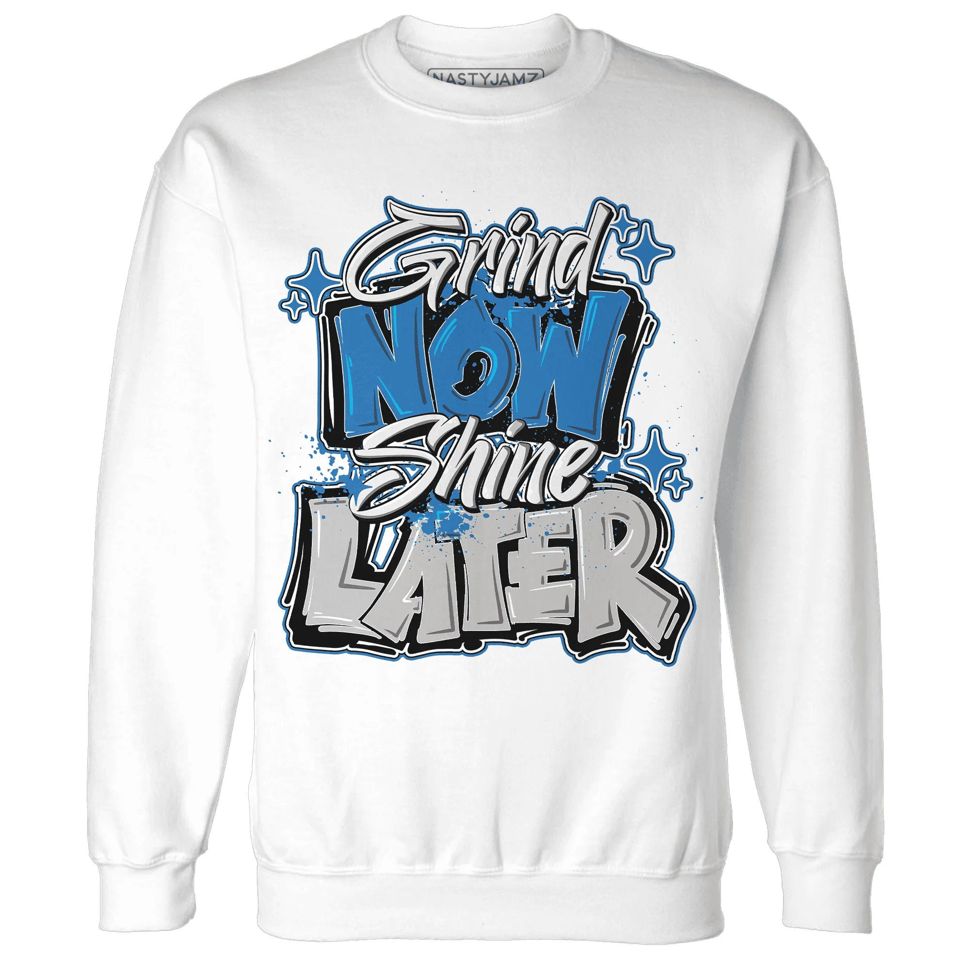 Industrial-Blue-4s-Sweatshirt-Match-Grind-More