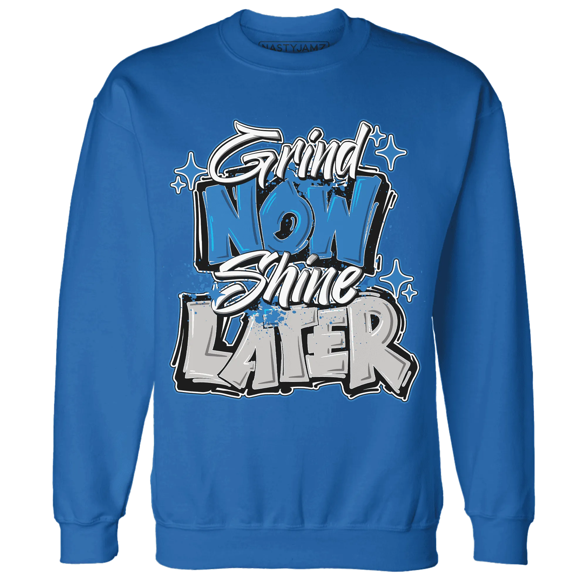 Industrial-Blue-4s-Sweatshirt-Match-Grind-More