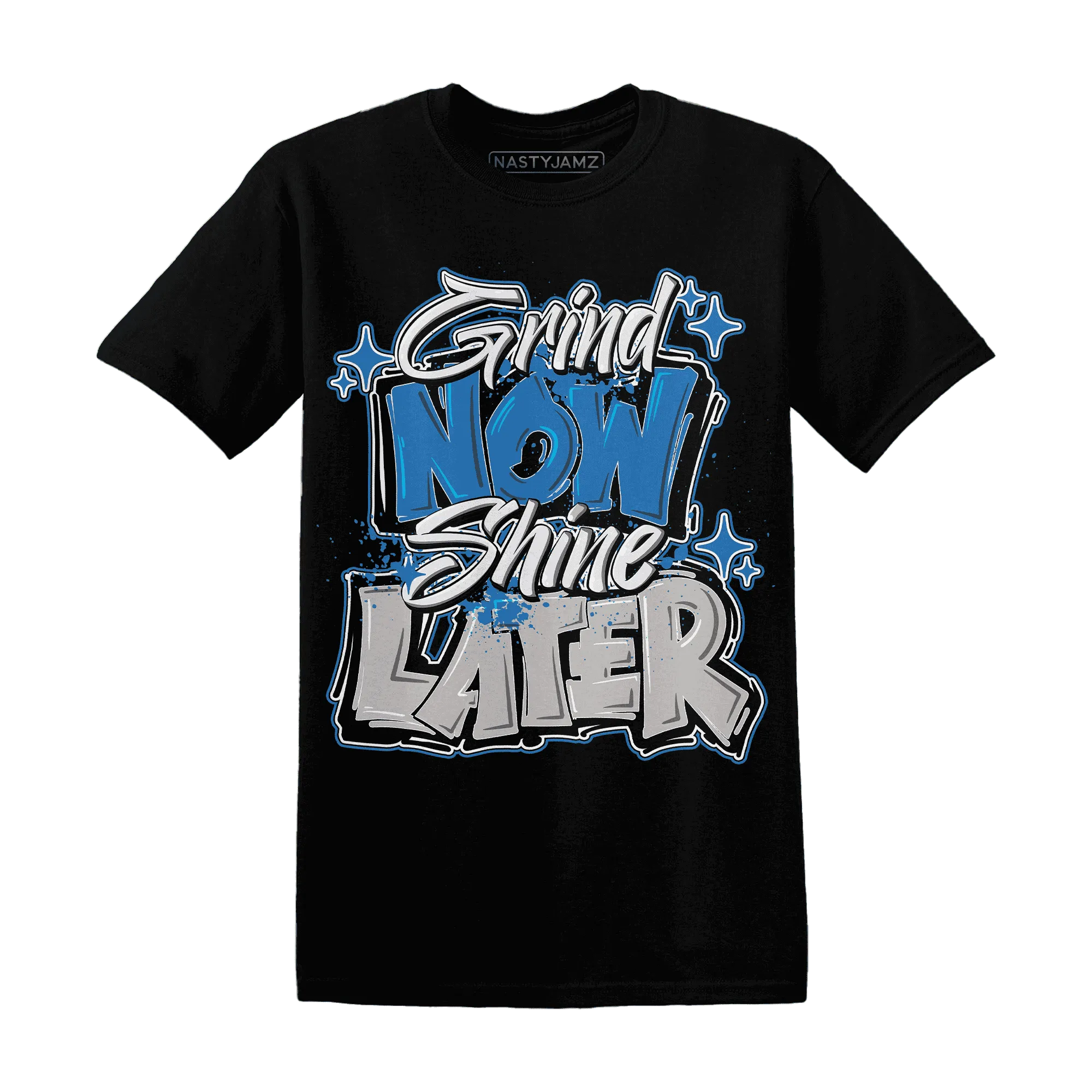 Industrial-Blue-4s-T-Shirt-Match-Grind-More