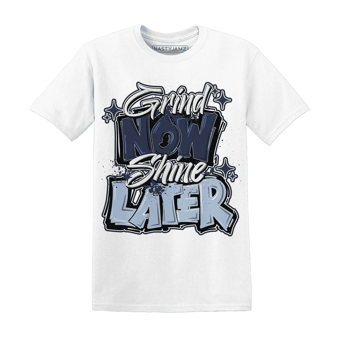 White-Navy-6s-T-Shirt-Match-Grind-More