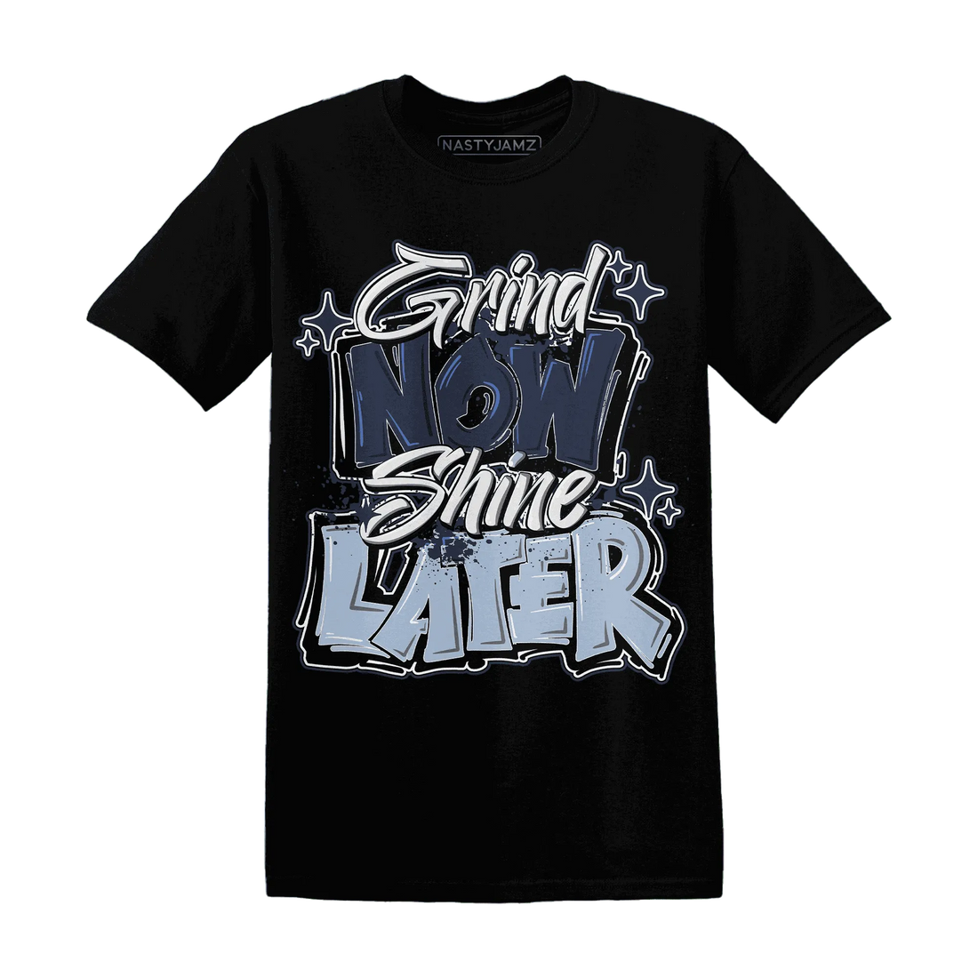 White-Navy-6s-T-Shirt-Match-Grind-More
