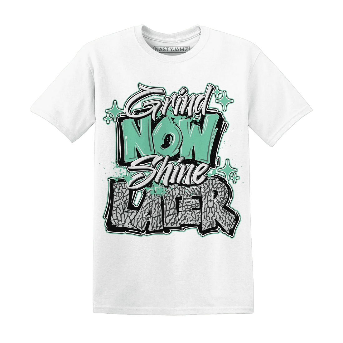 Green-Glow-3s-T-Shirt-Match-Grind-More