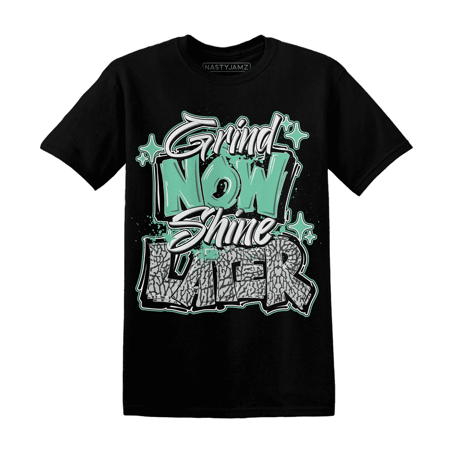 Green-Glow-3s-T-Shirt-Match-Grind-More