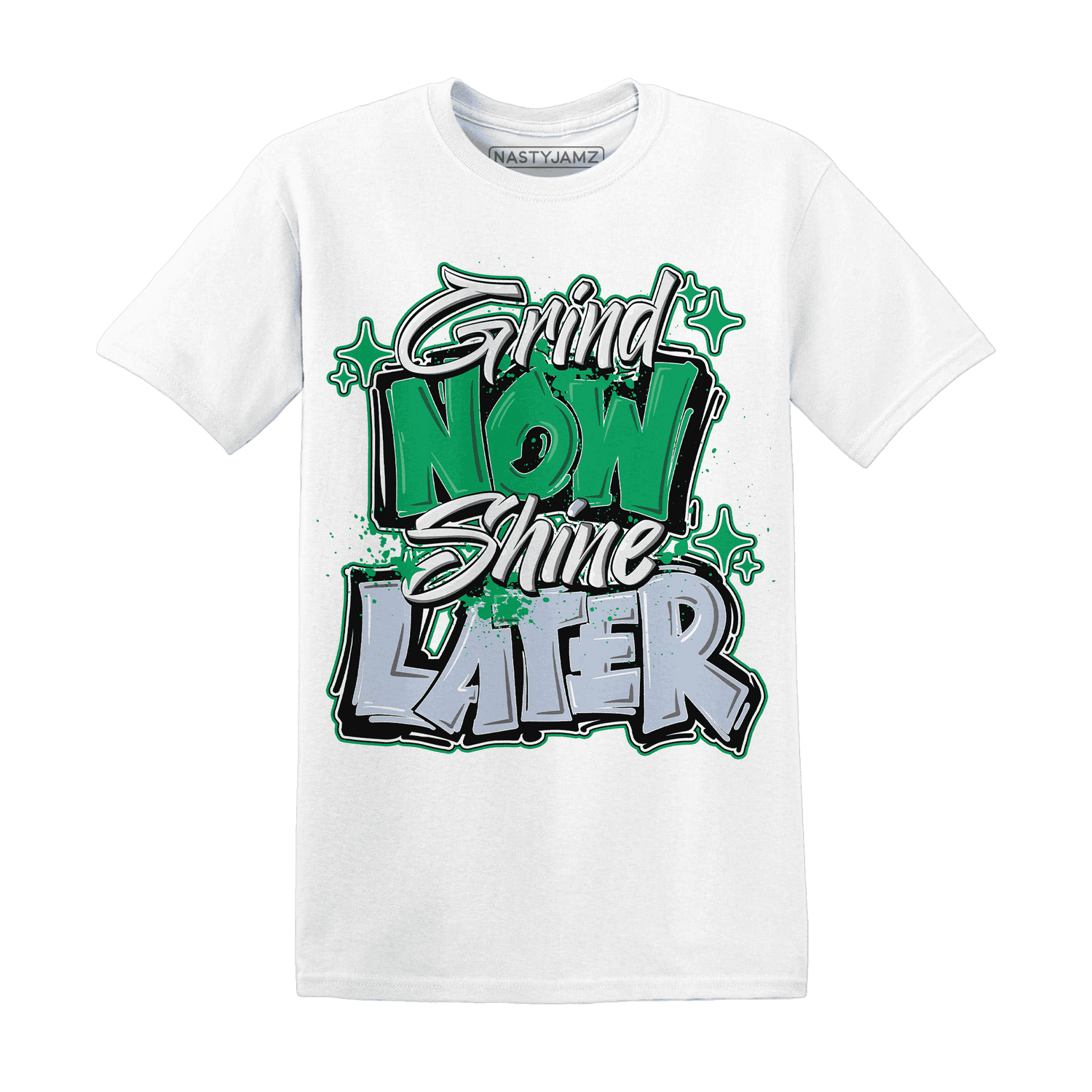 Lucky-Green-5s-T-Shirt-Match-Grind-More