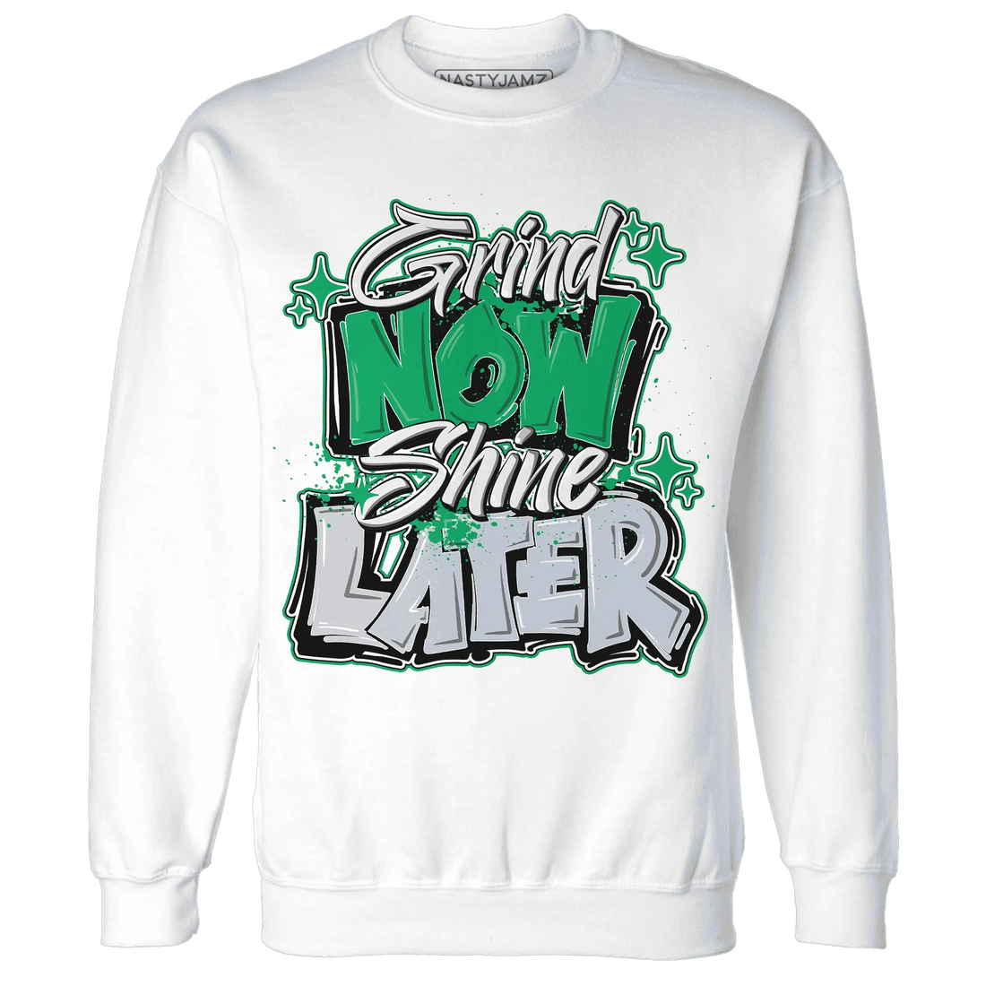 Lucky-Green-5s-Sweatshirt-Match-Grind-More