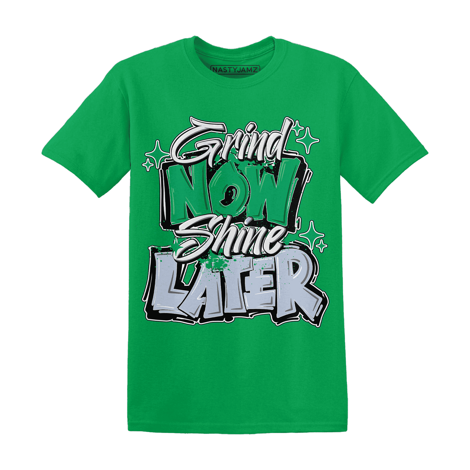 Lucky-Green-5s-T-Shirt-Match-Grind-More