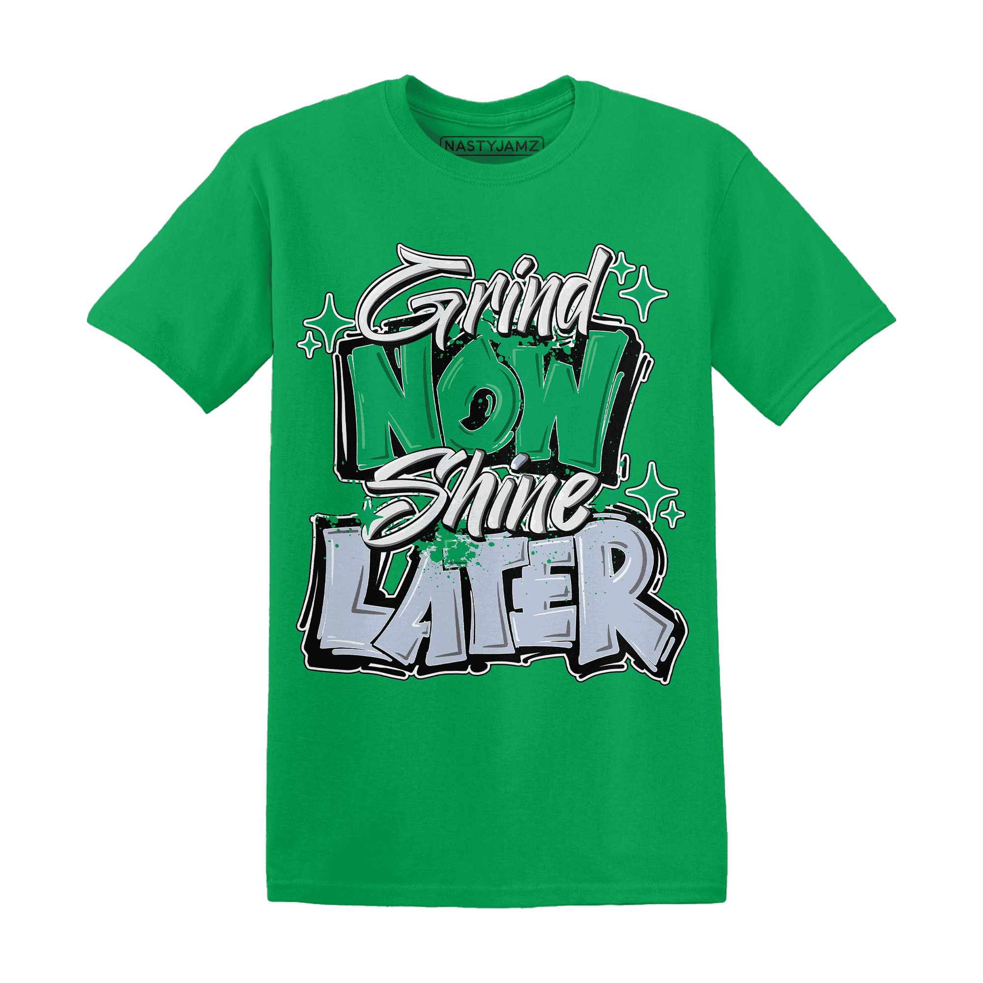 Lucky-Green-5s-T-Shirt-Match-Grind-More