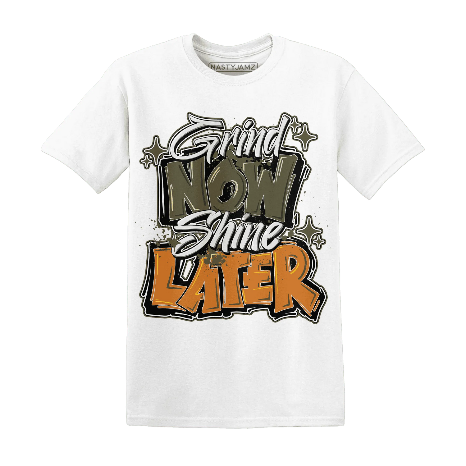 Olive-5s-T-Shirt-Match-Grind-More