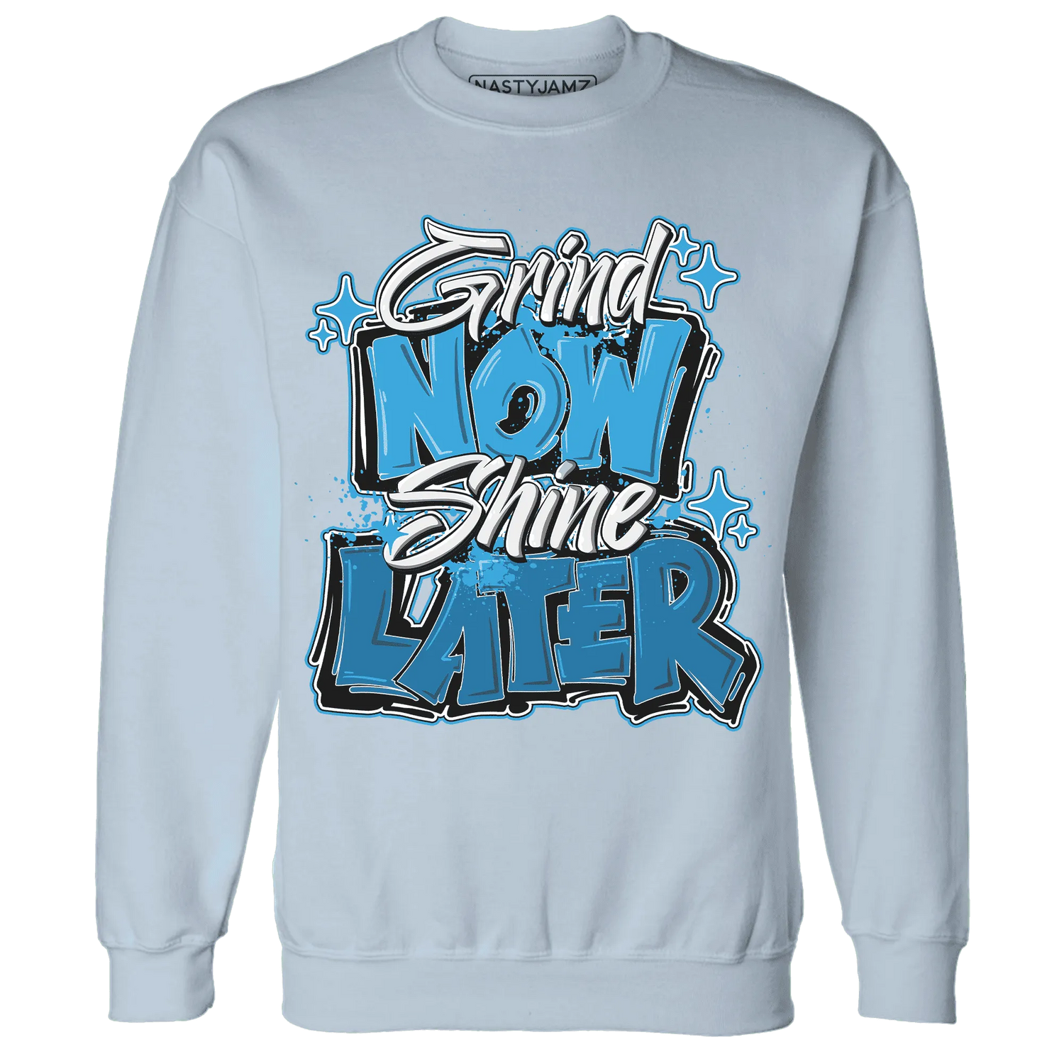 Powder-Blue-9s-Sweatshirt-Match-Grind-More