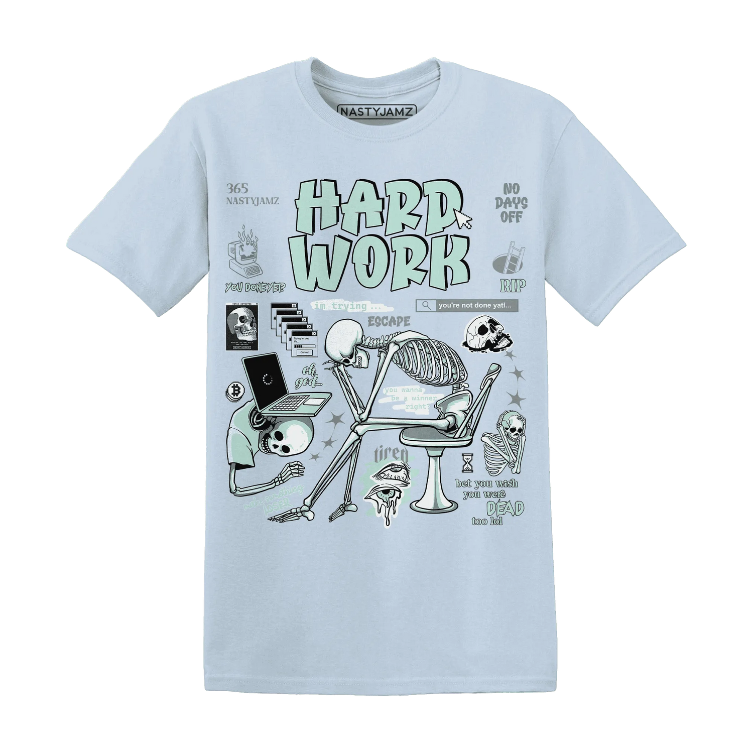 NastyJamz-AF-1-Low-Jade-Ice-White-T-Shirt-Match-Hard-Work