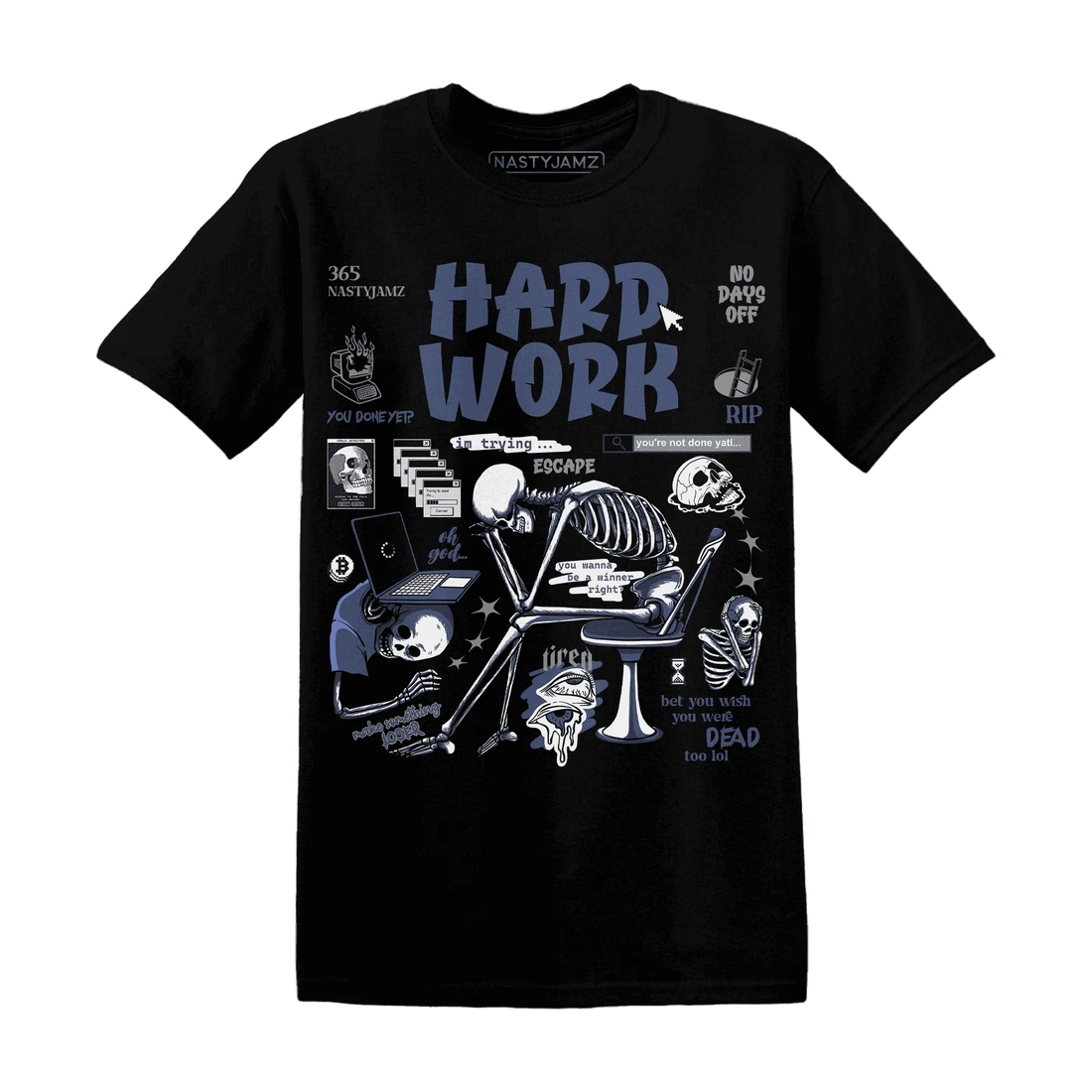 NastyJamz-Low-Diffused-Blue-11s-T-Shirt-Match-Hard-Work