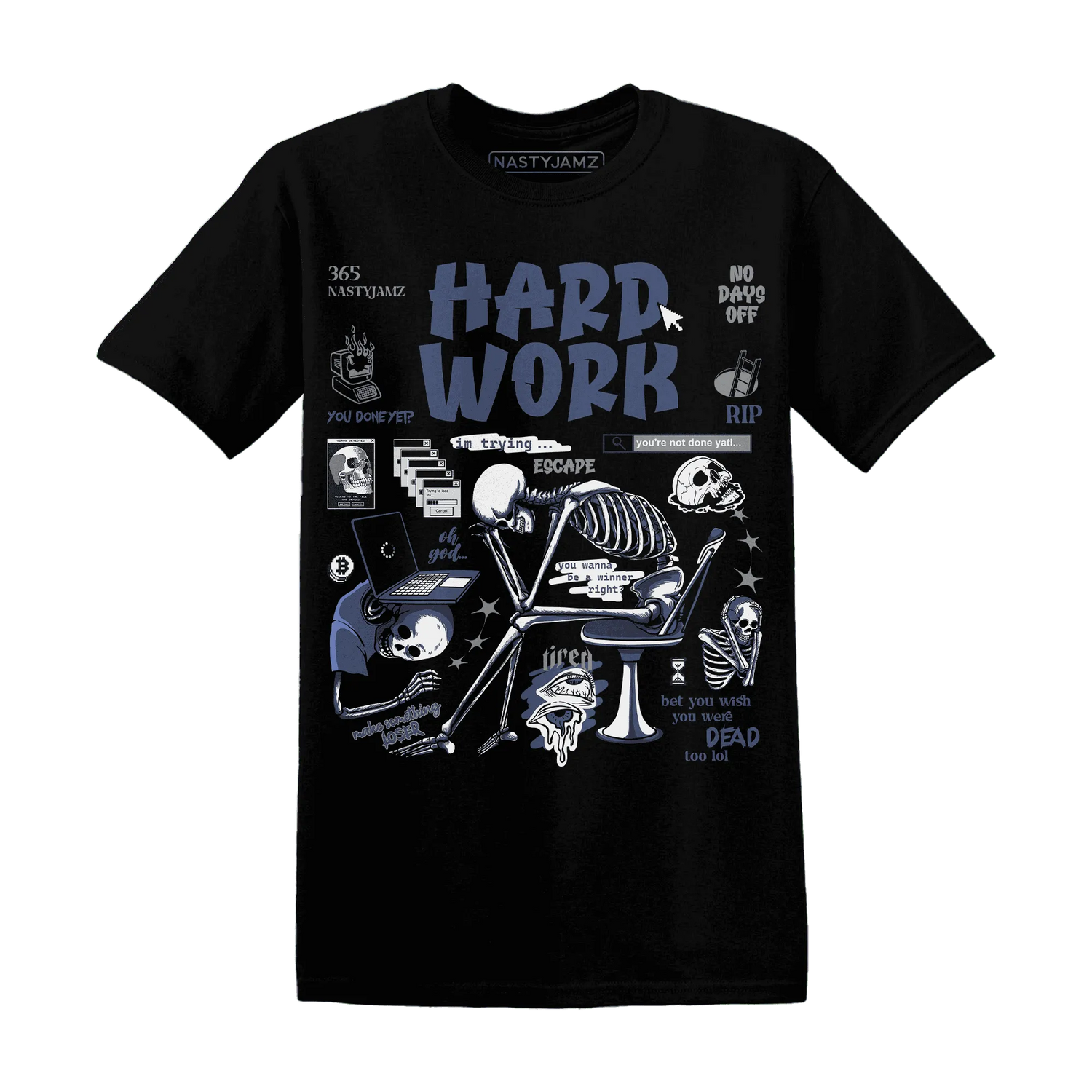 NastyJamz-Low-Diffused-Blue-11s-T-Shirt-Match-Hard-Work