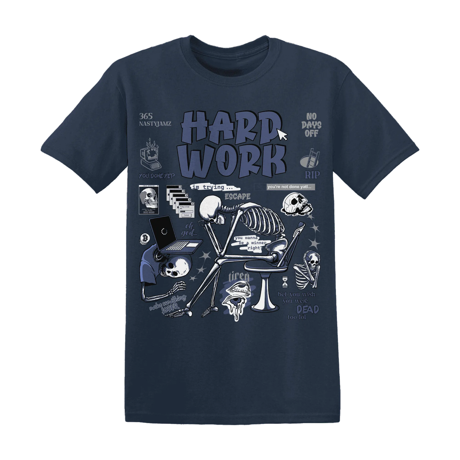 Low-Diffused-Blue-11s-NastyJamz-T-Shirt-Match-Hard-Work