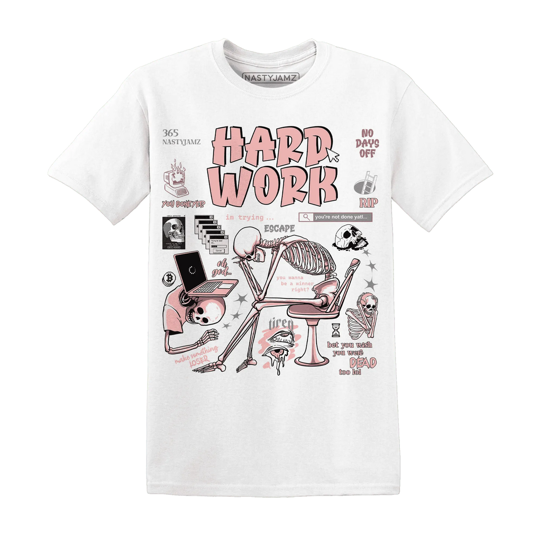 NastyJamz-Low-Legend-Pink-11s-T-Shirt-Match-Hard-Work