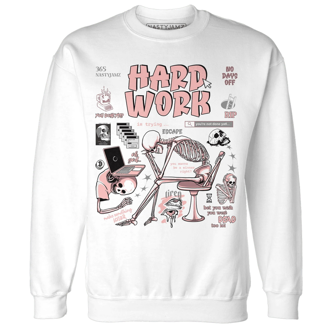 NastyJamz-Low-Legend-Pink-11s-Sweatshirt-Match-Hard-Work
