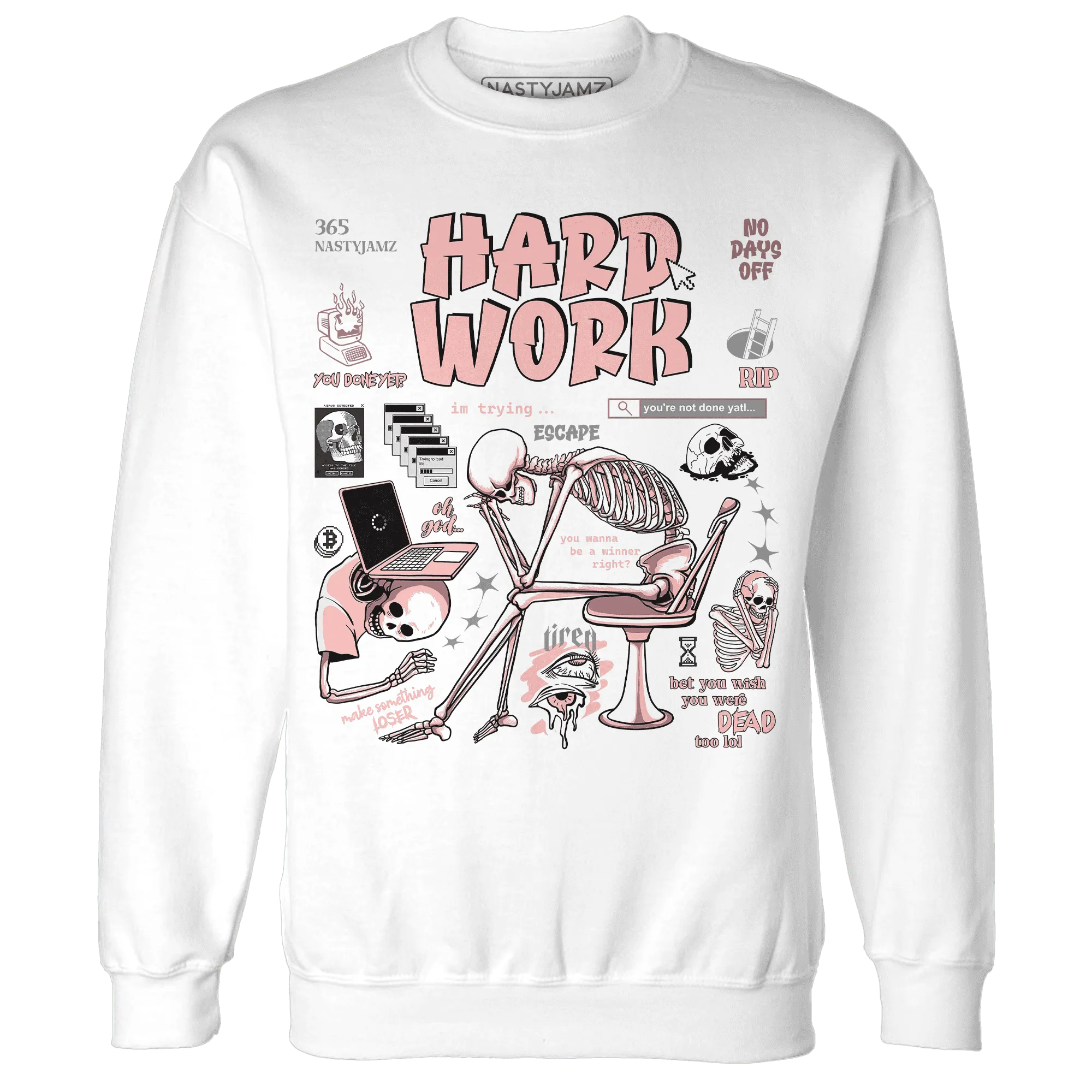 NastyJamz-Low-Legend-Pink-11s-Sweatshirt-Match-Hard-Work