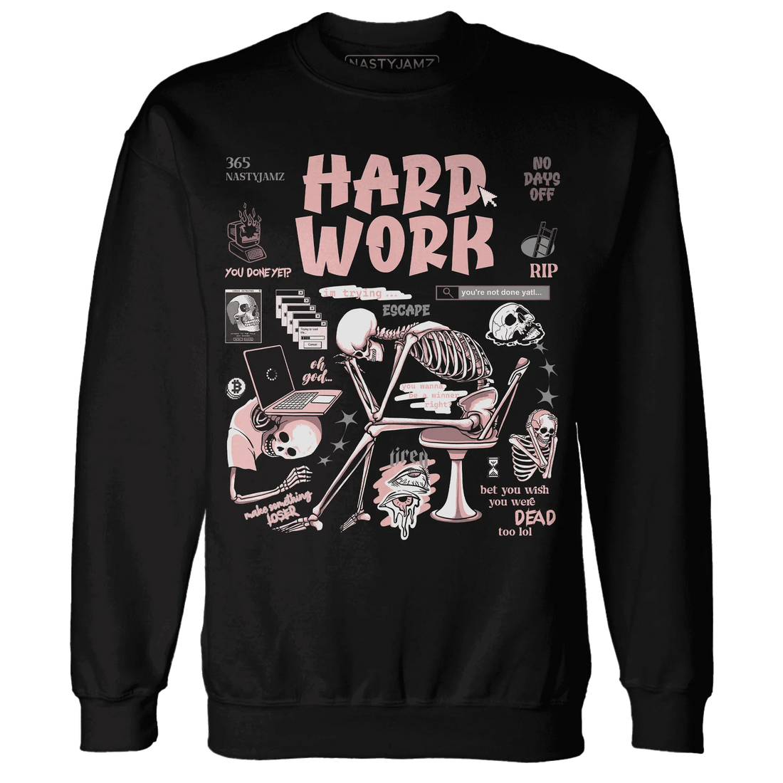 NastyJamz-Low-Legend-Pink-11s-Sweatshirt-Match-Hard-Work