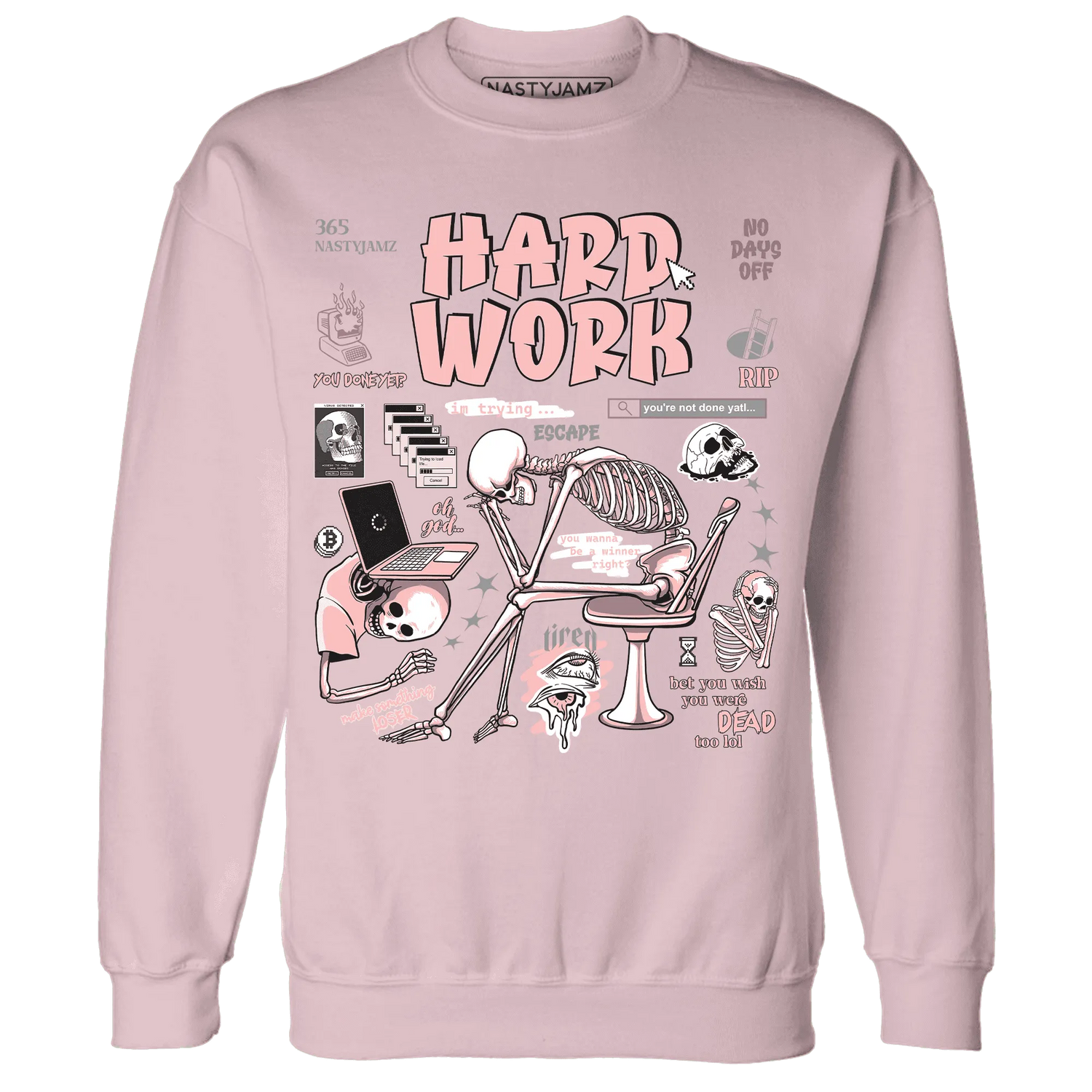 NastyJamz-Low-Legend-Pink-11s-Sweatshirt-Match-Hard-Work