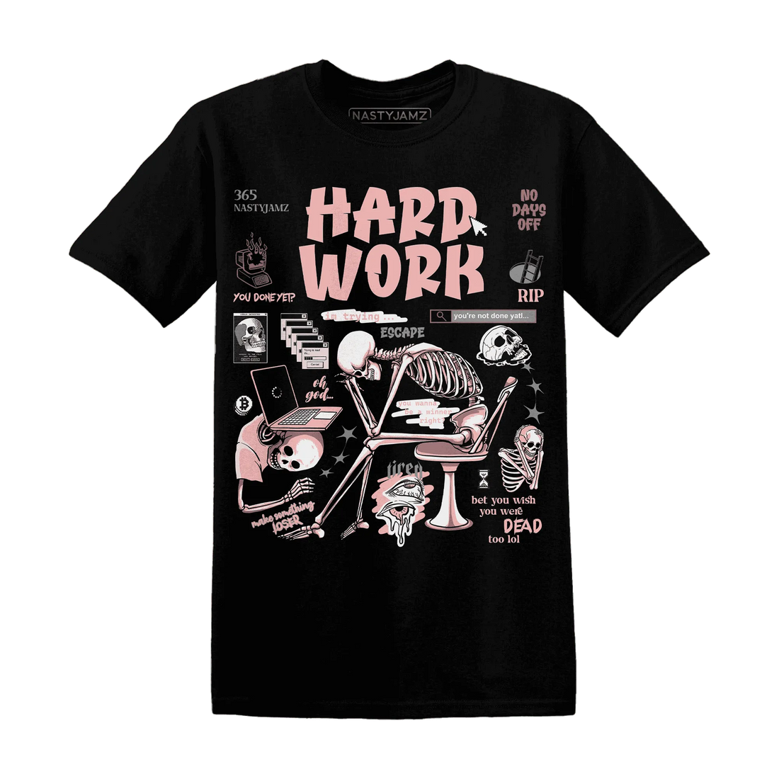 NastyJamz-Low-Legend-Pink-11s-T-Shirt-Match-Hard-Work