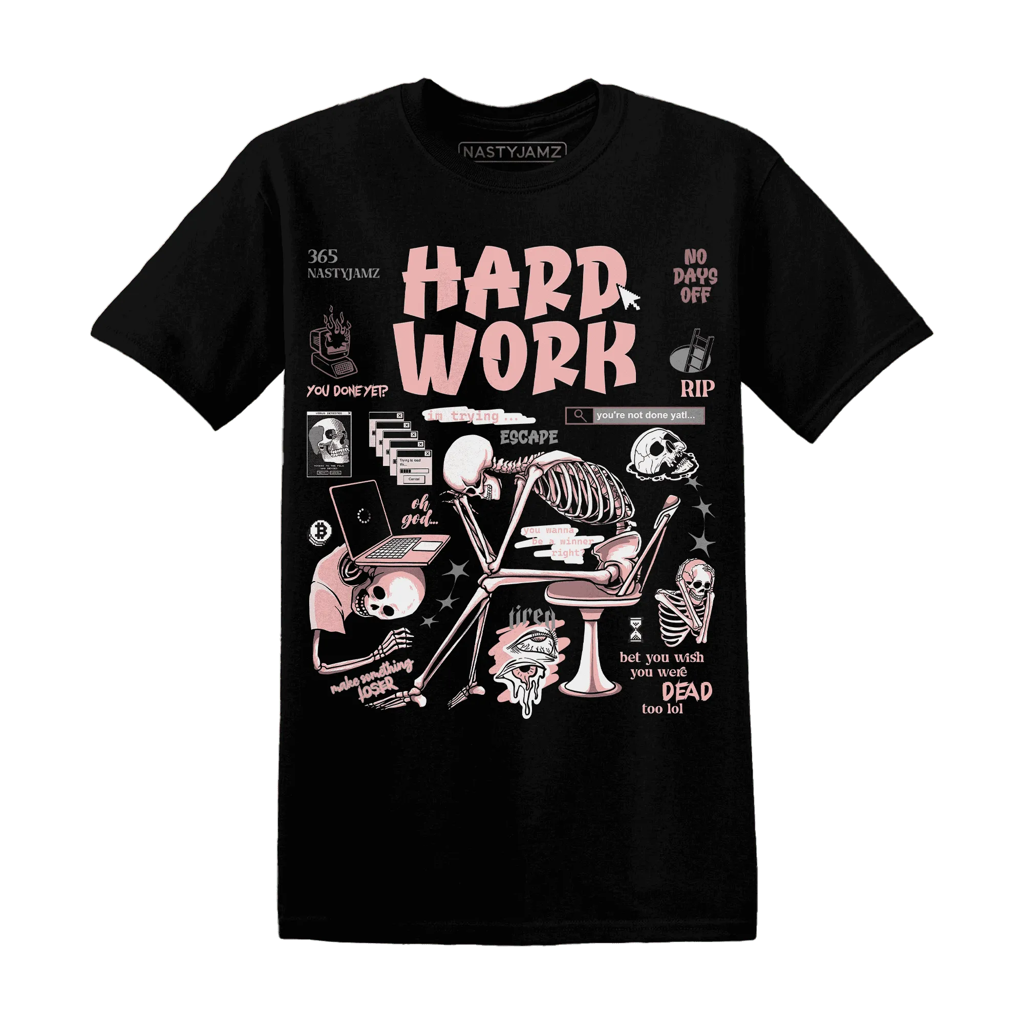 NastyJamz-Low-Legend-Pink-11s-T-Shirt-Match-Hard-Work