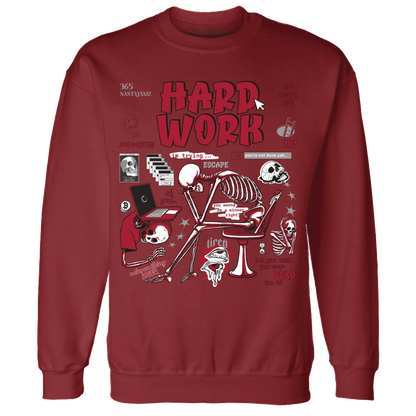 NastyJamz-Retro-Red-Taxi-12s-Sweatshirt-Match-Hard-Work