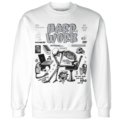 NastyJamz-Wolf-Grey-12s-Sweatshirt-Match-Hard-Work