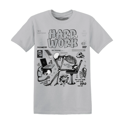 NastyJamz-Wolf-Grey-12s-T-Shirt-Match-Hard-Work