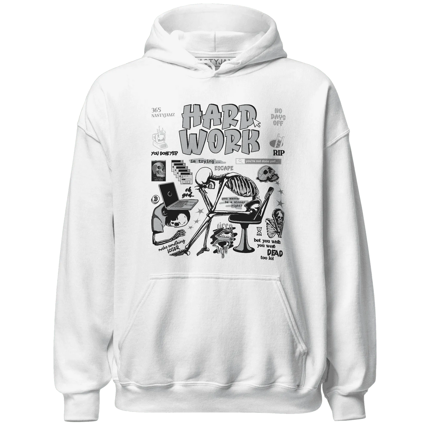 NastyJamz-Wolf-Grey-12s-Hoodie-Match-Hard-Work