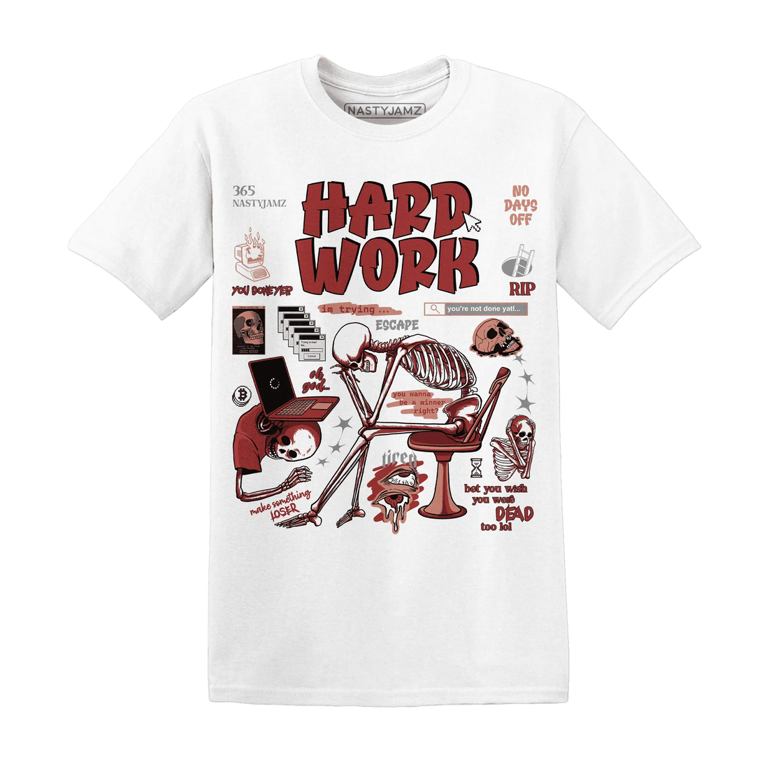 Dune-Red-13s-NastyJamz-T-Shirt-Match-Hard-Work