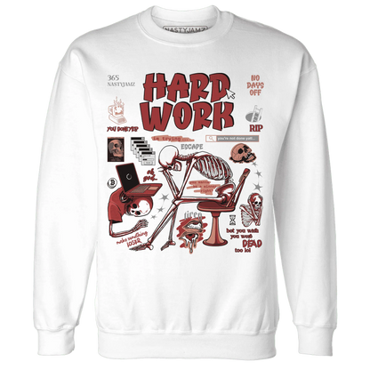 Dune-Red-13s-NastyJamz-Sweatshirt-Match-Hard-Work