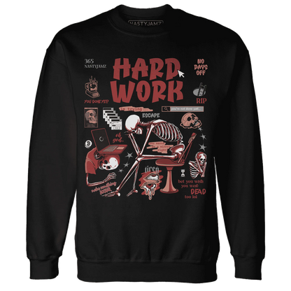 Dune-Red-13s-NastyJamz-Sweatshirt-Match-Hard-Work