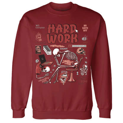 NastyJamz-Dune-Red-13s-Sweatshirt-Match-Hard-Work
