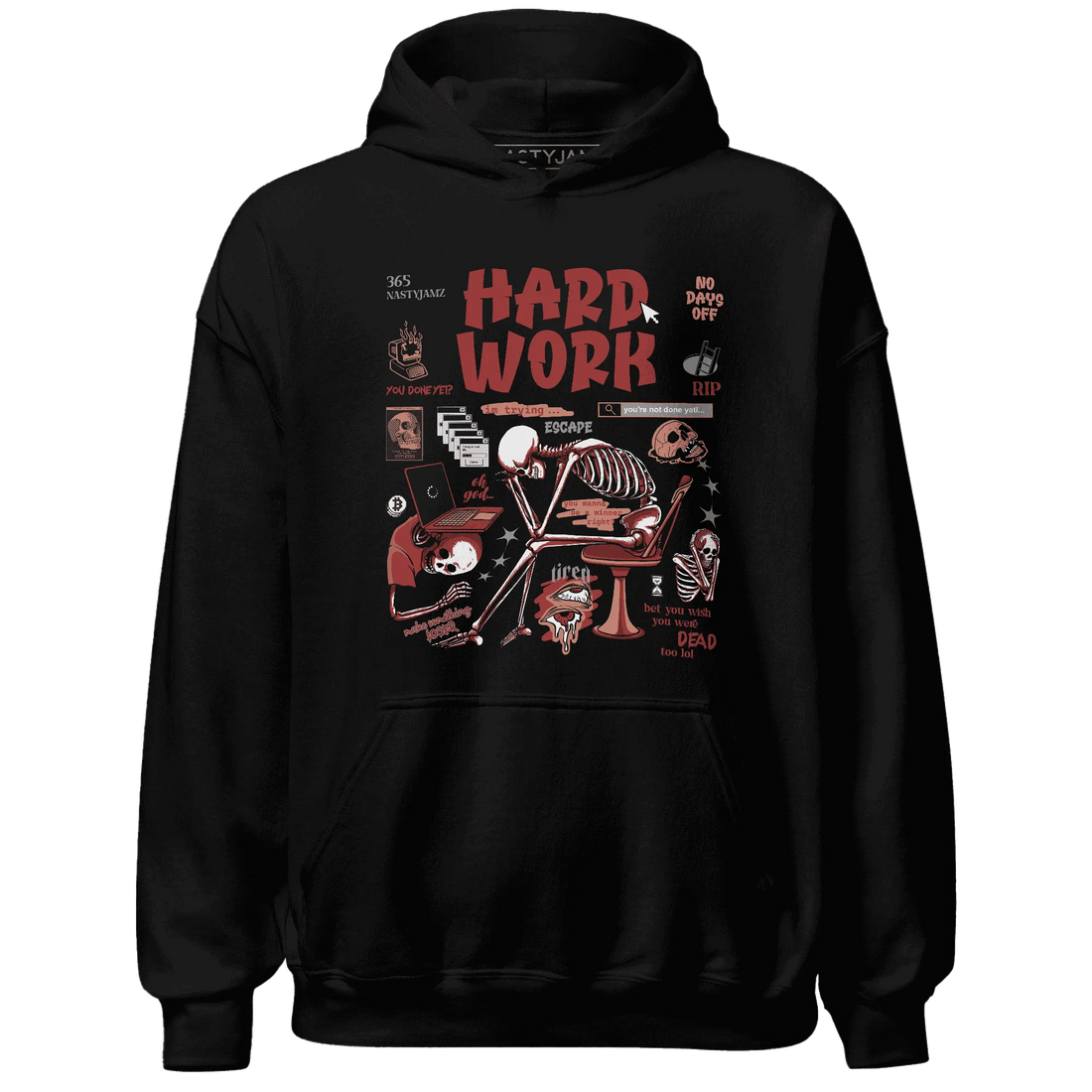 Dune-Red-13s-NastyJamz-Hoodie-Match-Hard-Work