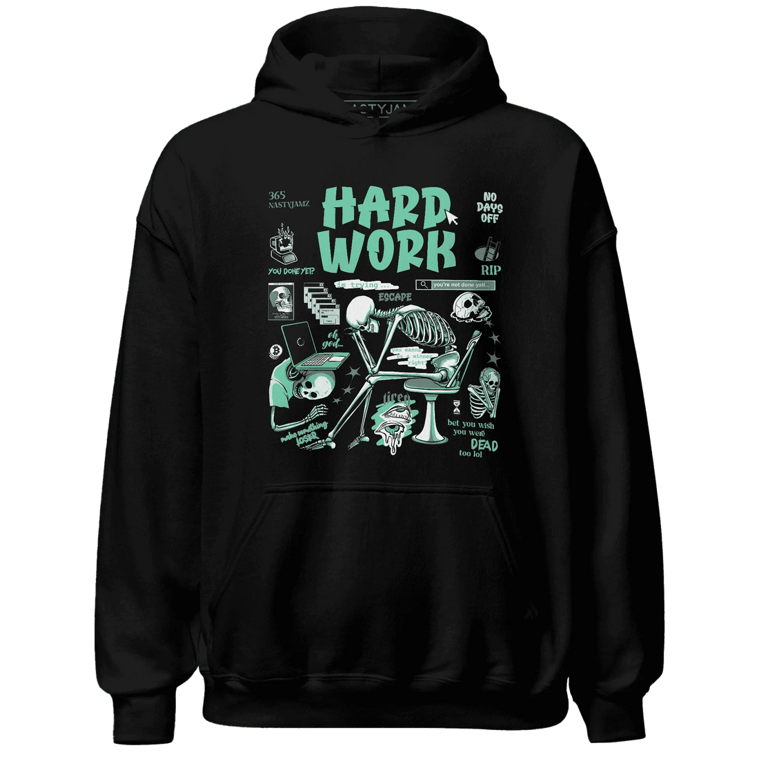High-OG-Green-Glow-1s-NastyJamz-Hoodie-Match-Hard-Work