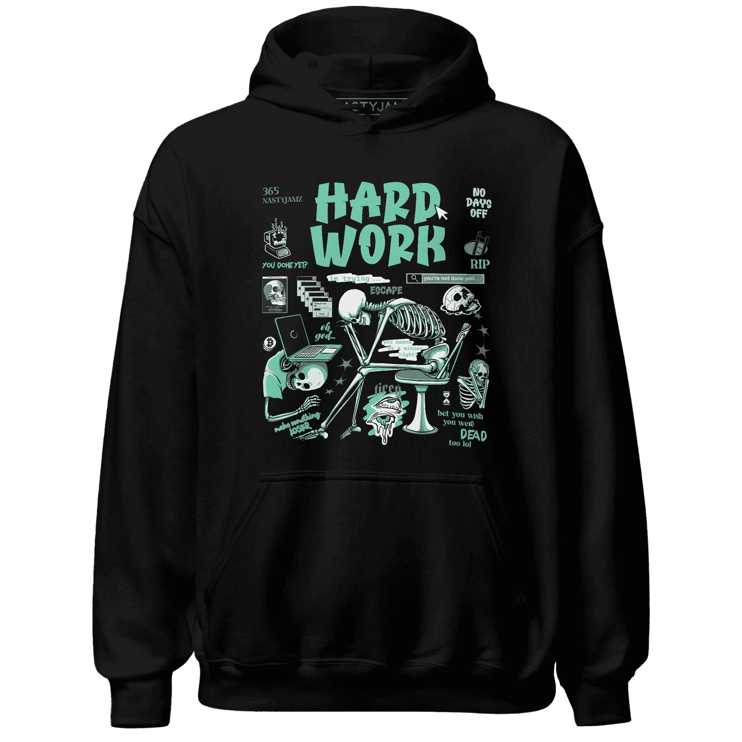 High-OG-Green-Glow-1s-NastyJamz-Hoodie-Match-Hard-Work