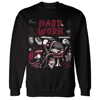 NastyJamz-High-White-Team-Red-1s-Sweatshirt-Match-Hard-Work