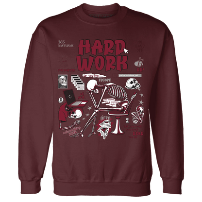 NastyJamz-High-White-Team-Red-1s-Sweatshirt-Match-Hard-Work