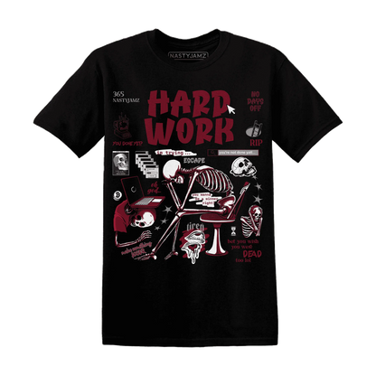 NastyJamz-High-White-Team-Red-1s-T-Shirt-Match-Hard-Work